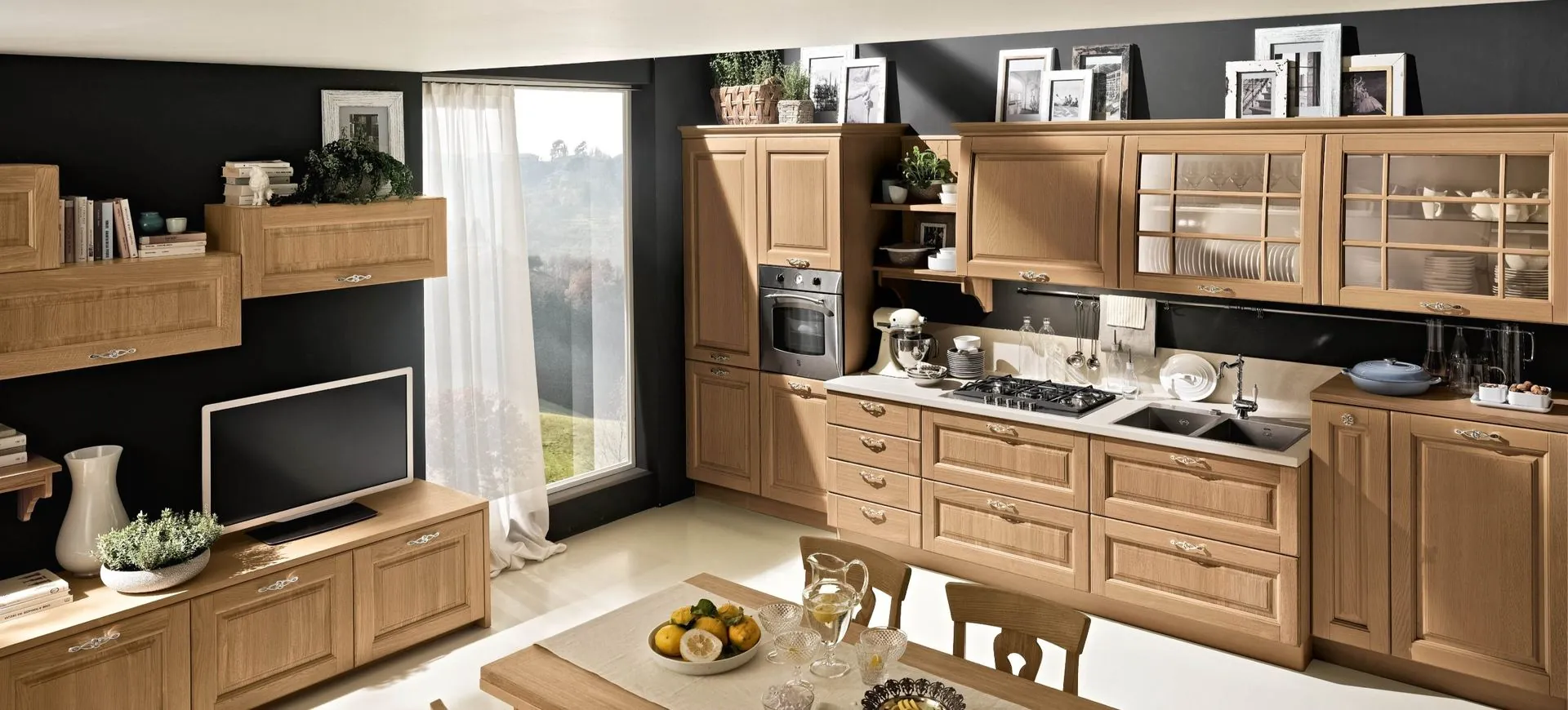 Cucina classica Stosa Bolgheri in legno